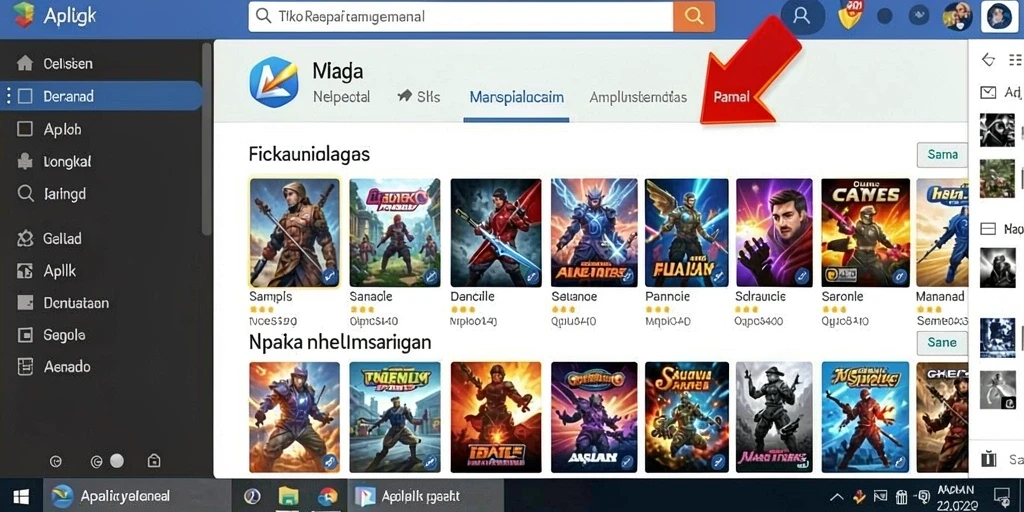 jktok - Beragam pilihan mini game yang seru.