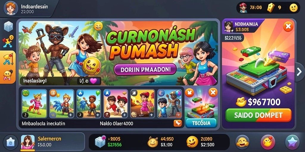 luckymino - Tampilan karakter baru yang menggemaskan.